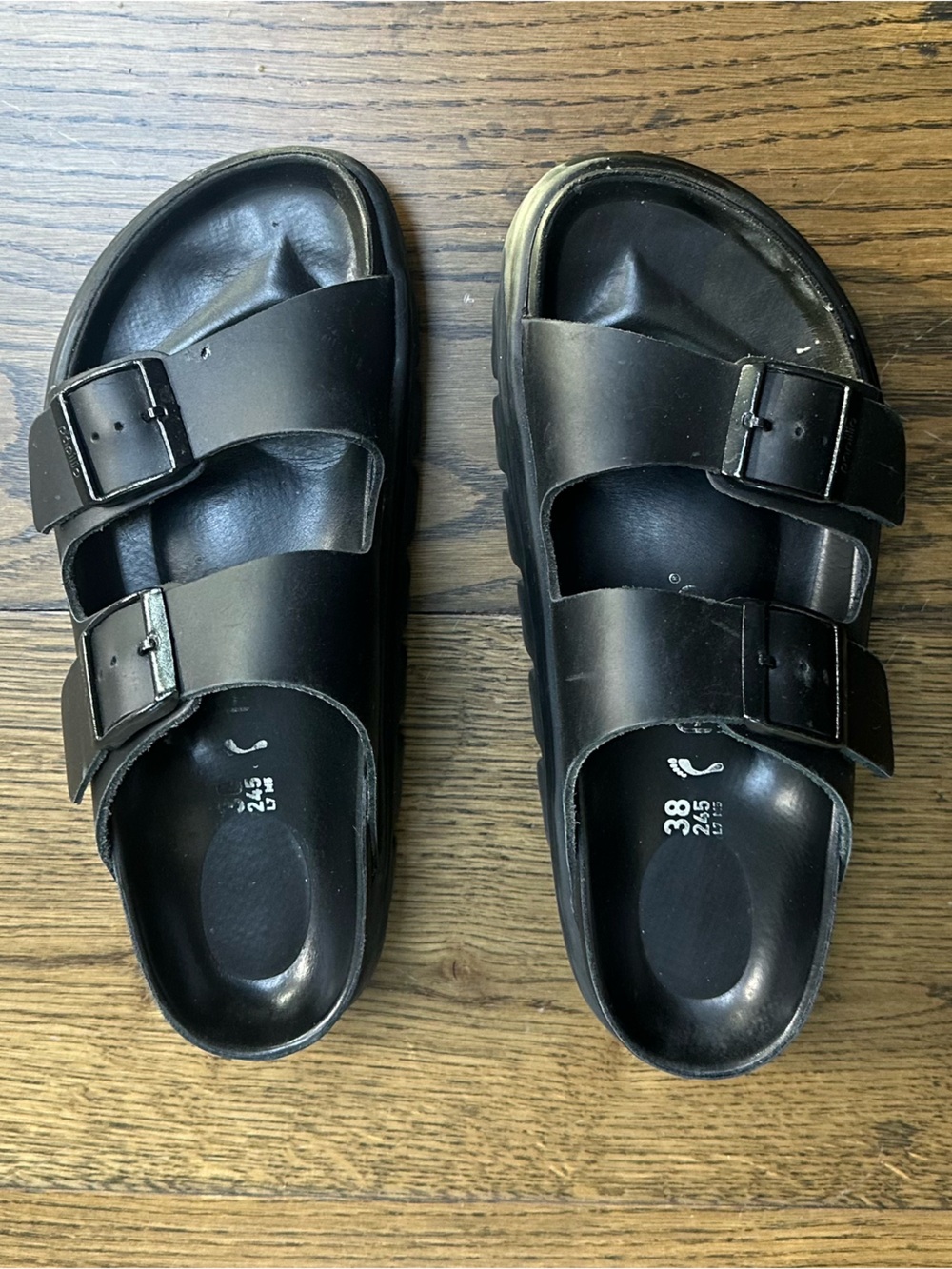 Birkenstock Arizona Chunky Women’s Sandal Black 38 Papillio